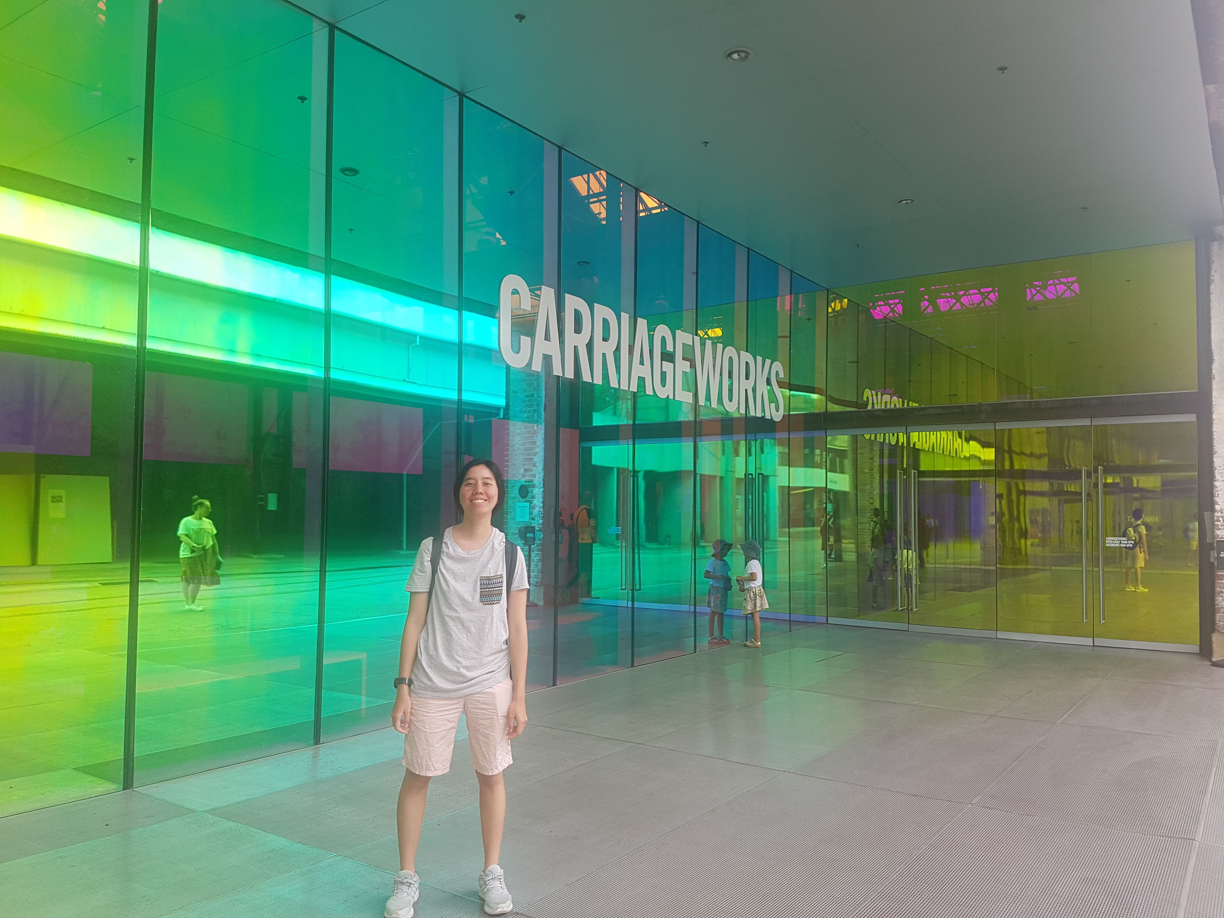 Carriageworks entrance, Sydney Festival 2020